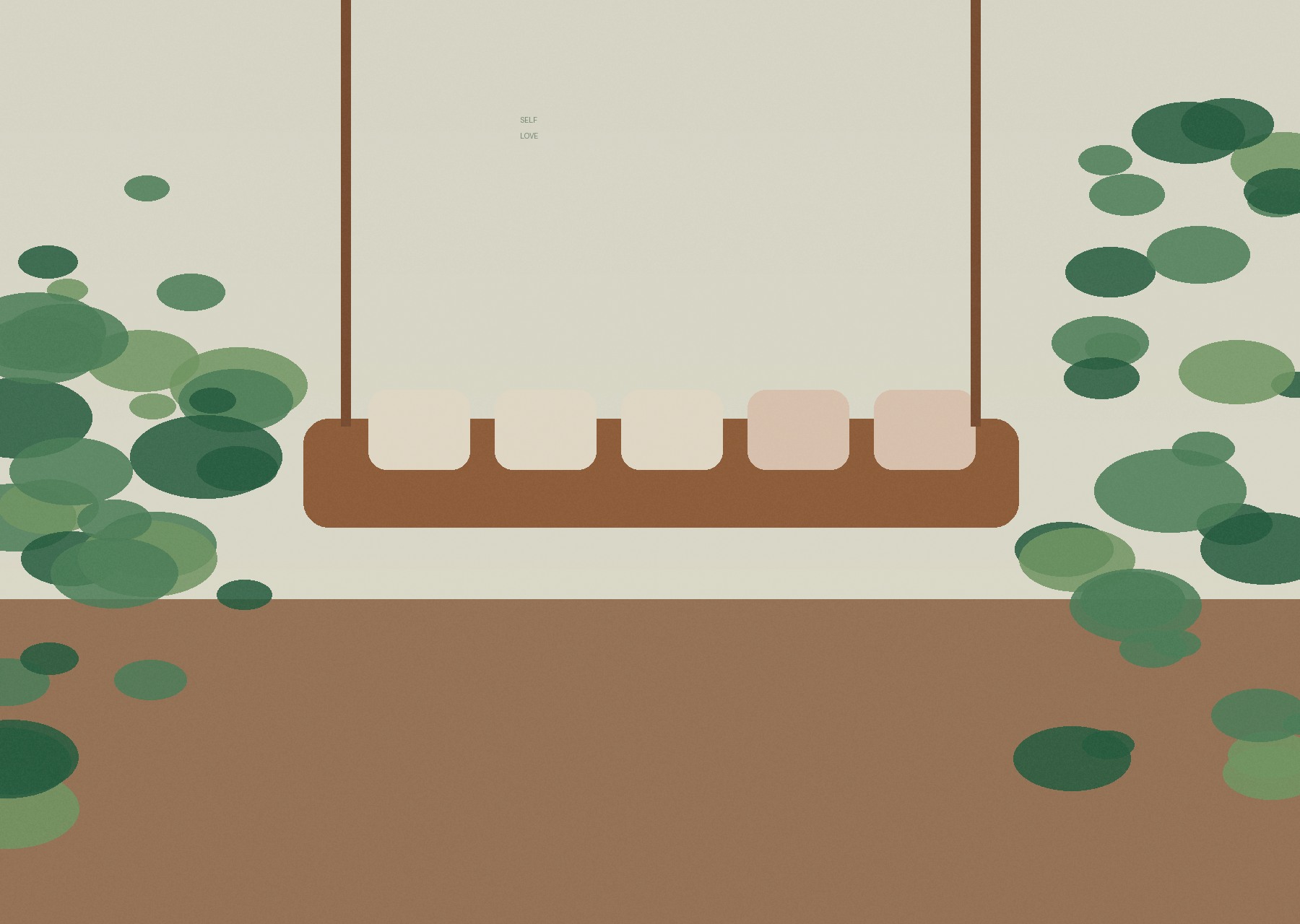 Quiet restorative setting